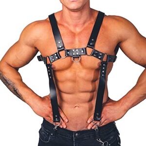 Mens Prime Chest Shoulder Leather Harnesses